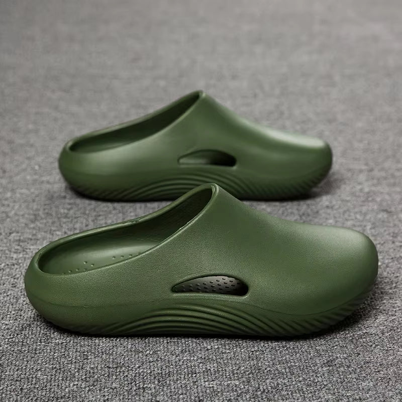 Chausson sabot homme synthétique