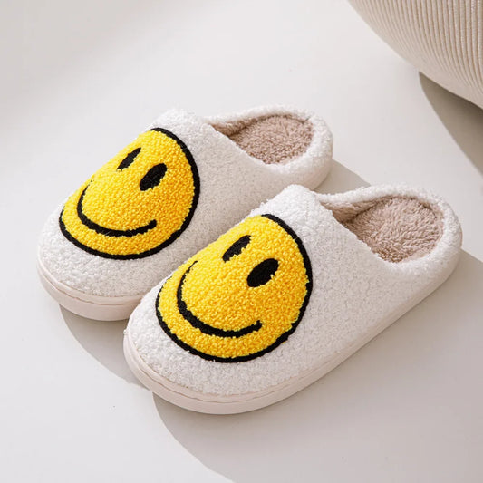 Chausson smiley femme
