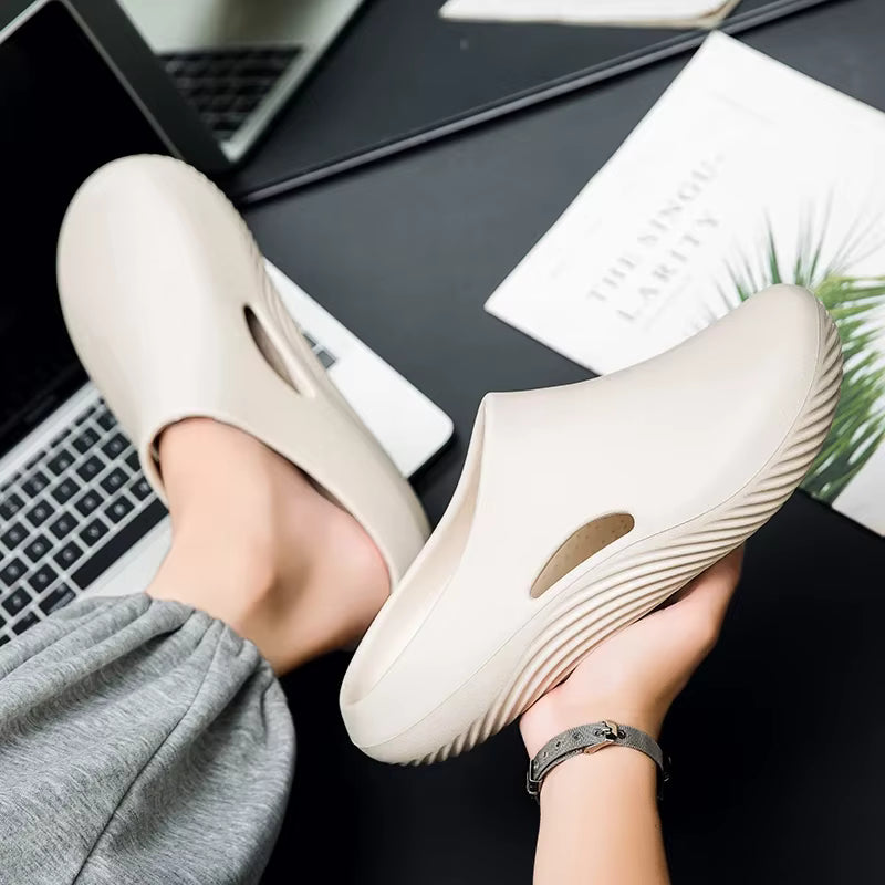 Chausson sabot homme synthétique